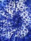 1 Yard Royal Blue 3D Butterfly Mesh Fabric with Satin Appliqués for Dresses and Décor 54 Inch Wide